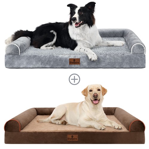 Pet Sofa With Nonslip Removable Cover For Large Dogs