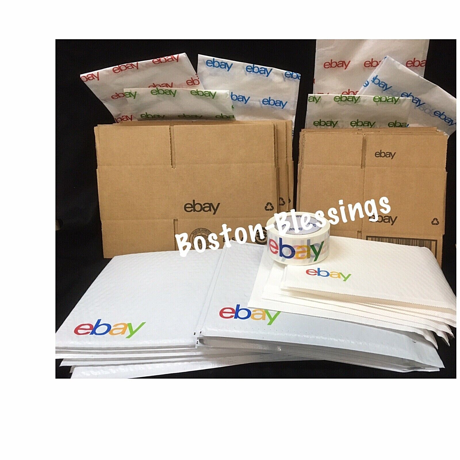 Ebay Shipping Supplies  BOXES, Padded Bubble Envelopes Mailers, Tape & Tissue !