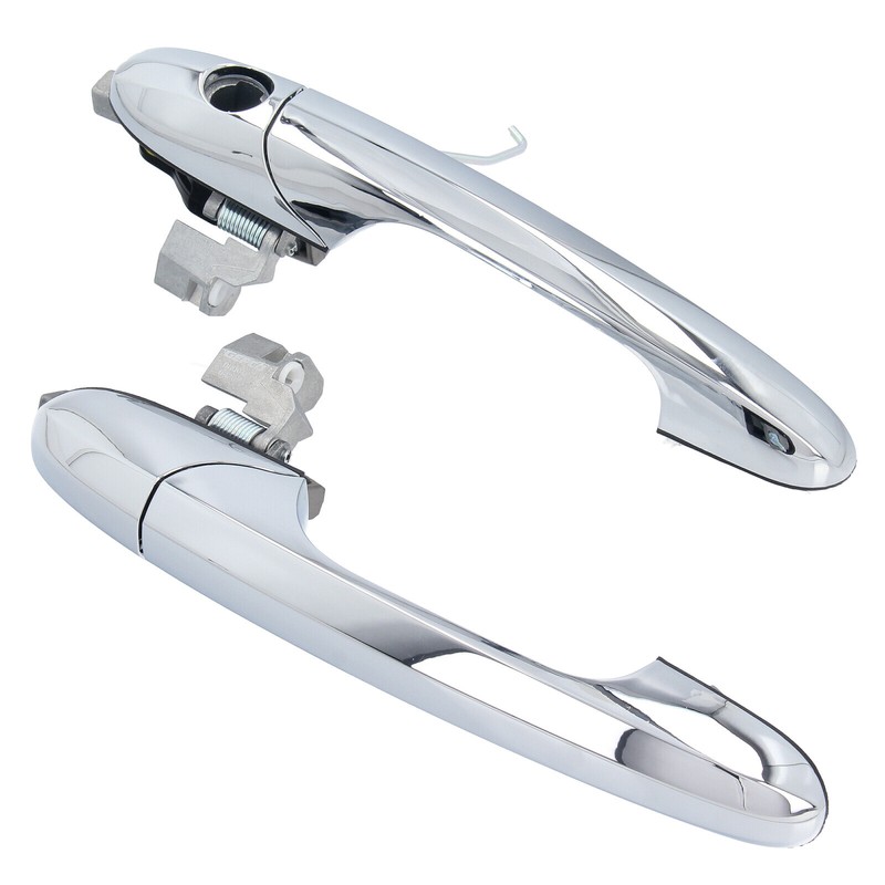 AussentÃ¼Rgriff Vorne Links Und Rechts FÃ¼R Fiat 500 500c 312 Ab 2007 Glanz Chrom