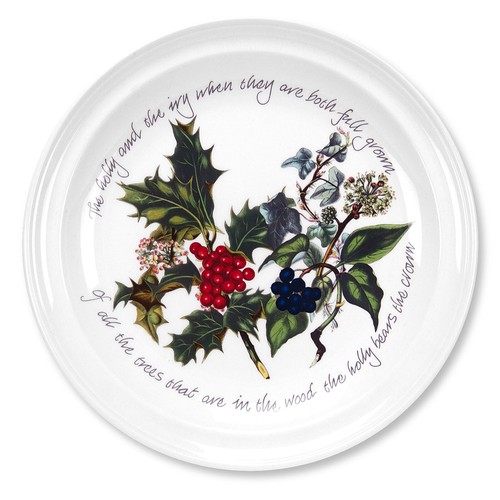 Portmeirion Holly and Ivy Tea Plates - Set of 6