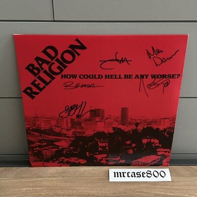 BAD RELIGION How Could Hell Be Any Worse? Exclusive LP Autographed Signed NEW