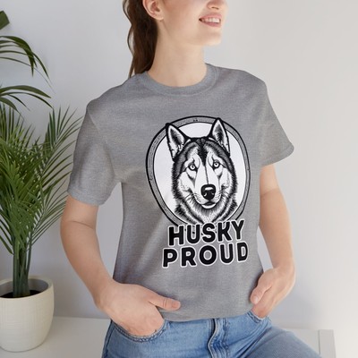 Husky Proud T-shirt, Unique Design, Great Gift, Dog Shirt