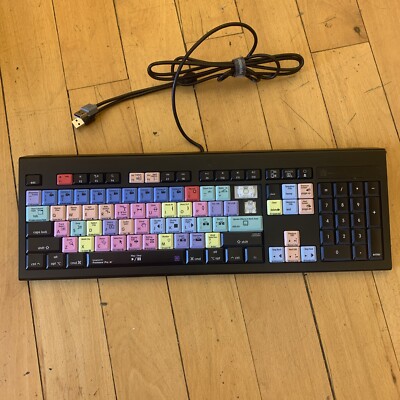 Logickeyboard ASTRA Backlit Keyboard for Adobe Premiere Pro CC. Avid, 2-missing