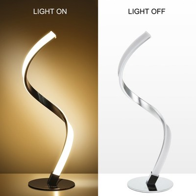 Tomshine Spiral LED Tischleuchte Dimmbar 3 Beleuchtungsfarben Nachttisch Sc 2D3Z