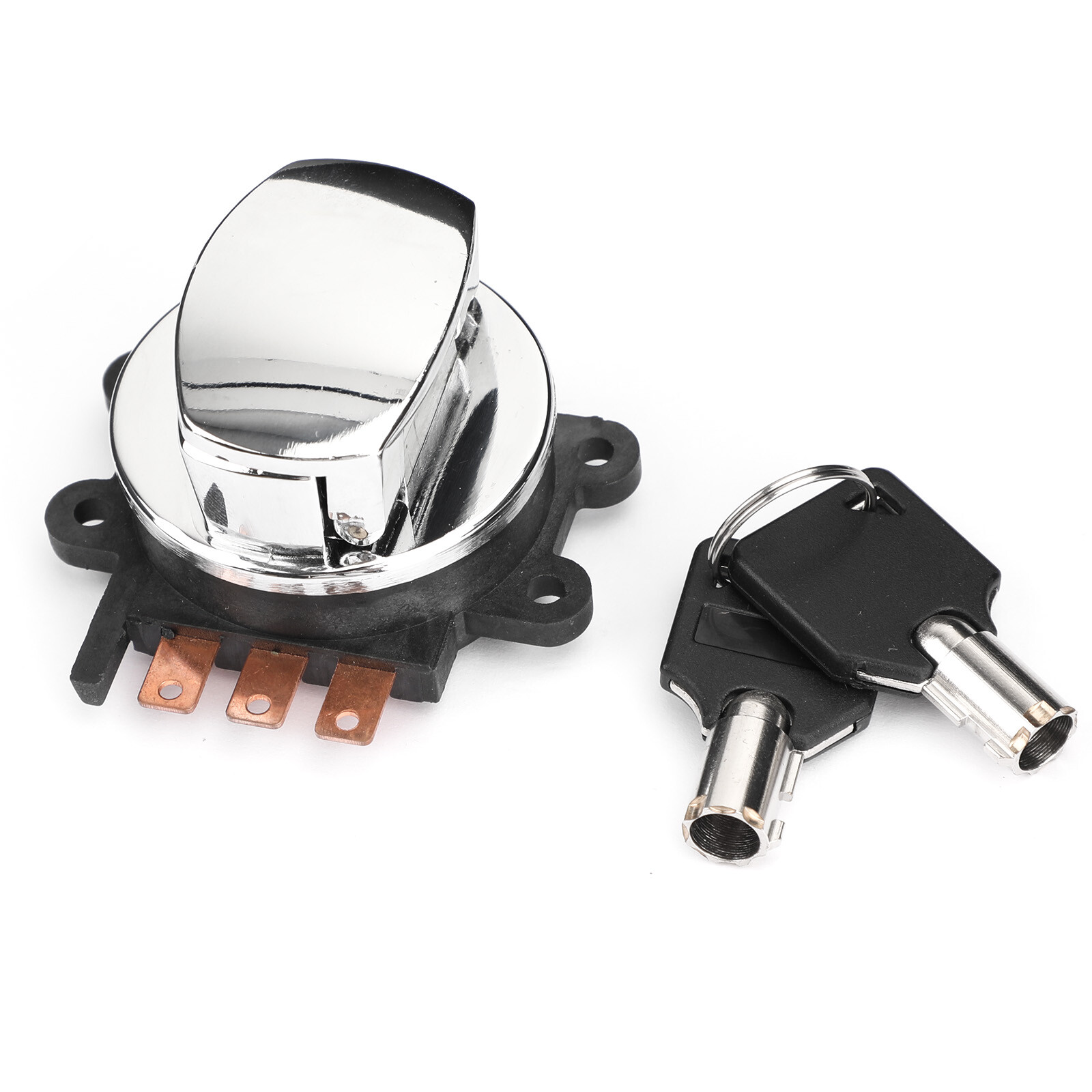 TWICE たくさんセット CHROME 3 position Ignition Switch w/Keys For Softail FXDWG