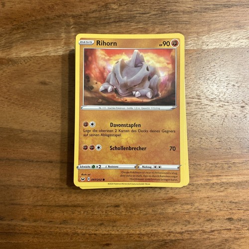 50x Pokemon Karten (ohne Energiekarten) Schwert Schild SWSH 1 BOOSTERFRISCH