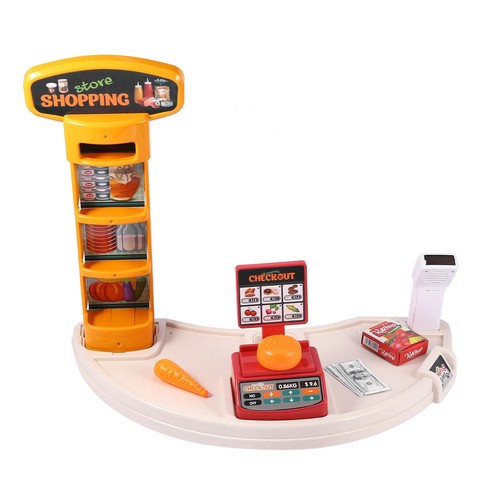 Grocery Game Store Children&rsquo;S Gifts Girl Kitchen Toy Set  Shopping Suitable