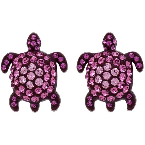 Swarovski Women's Earrings Mustique Sea Life Rhodium Plated