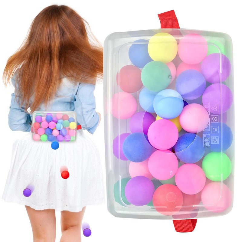 Swing Ball Game Outdoor Games for Kids Fun Outdoor Toys With 30 Balls for Party
