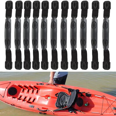 12PCS Kayak Handles Replacement kayak Carry Handles with Hardware Black Canoe...