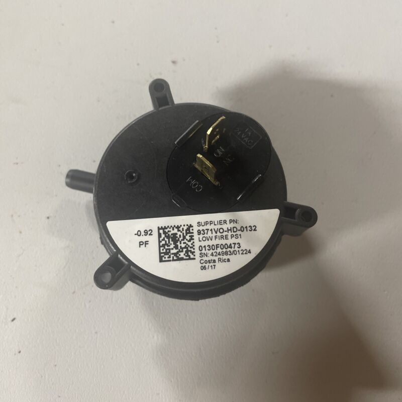 Furnace 2 Stage Air Pressure Switch 9371VO-HD-0132