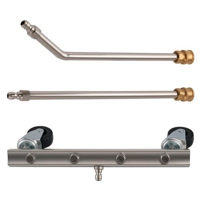 13in Pressure Washer Undercarriage Kit 1500-4000PSI Stainless Steel Wands