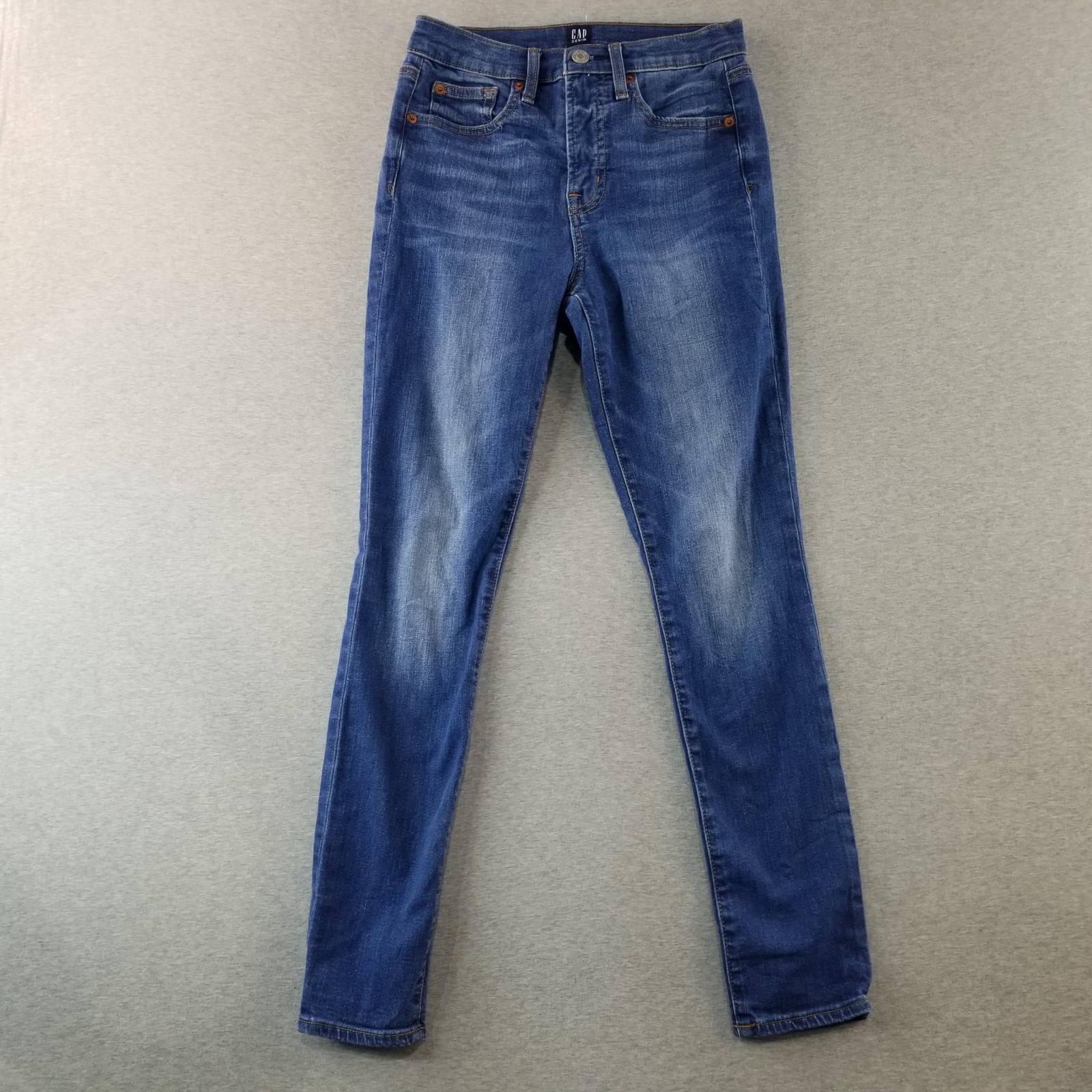 Gap Jeans Women's Sz 26 True Skinny Med Wash Normcore Cute Trendy Stylish