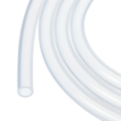 10ft 5/32'' IDx1/4'' OD Silicone Tubing Clear 4mmx6mm Tube Silicone Hose