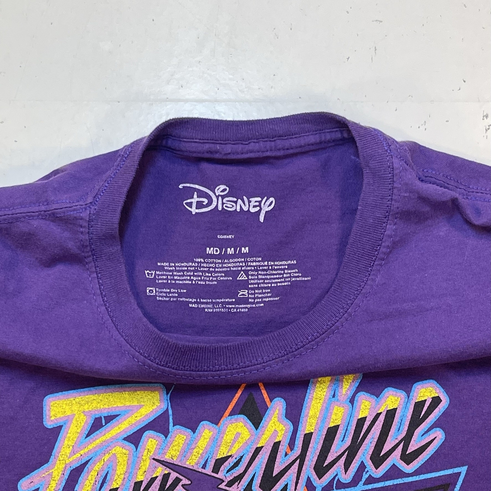 DISNEY DISNEYLAND POWERLINE CONCERT TOUR GOOFY MAX MOVIE T SHIRT