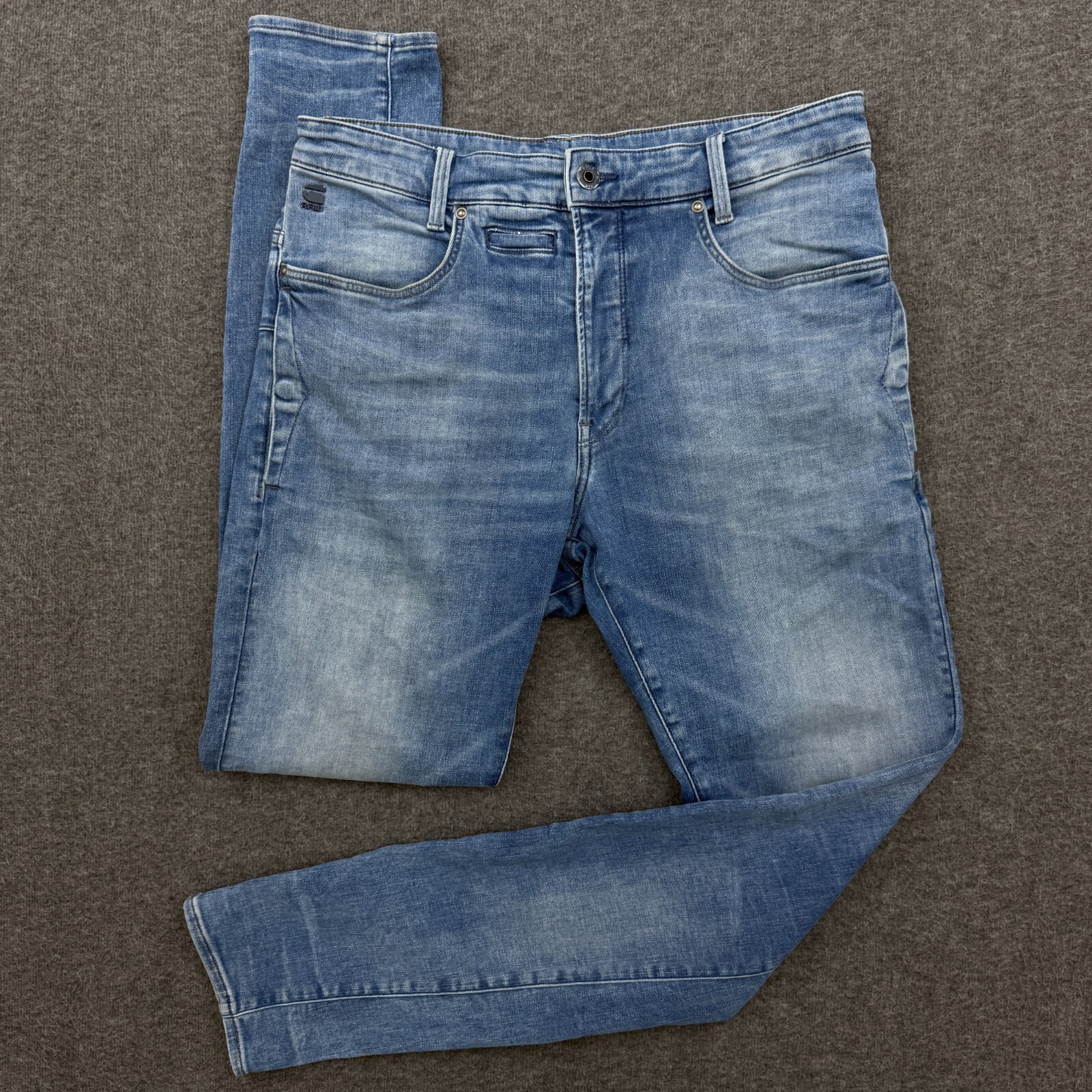 美品　ジースターロウ　D-STAQ 3D SLIM　ユーズド加工ストレッチ　36 G-STAR RAW - 美品 ジースターロウ D-STAQ 3D SLIM ユーズド加工