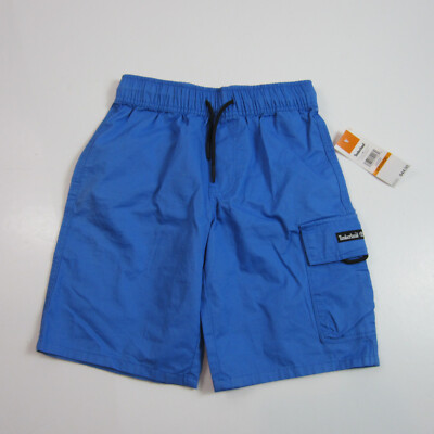 timberland boys cargo shorts blue size 8