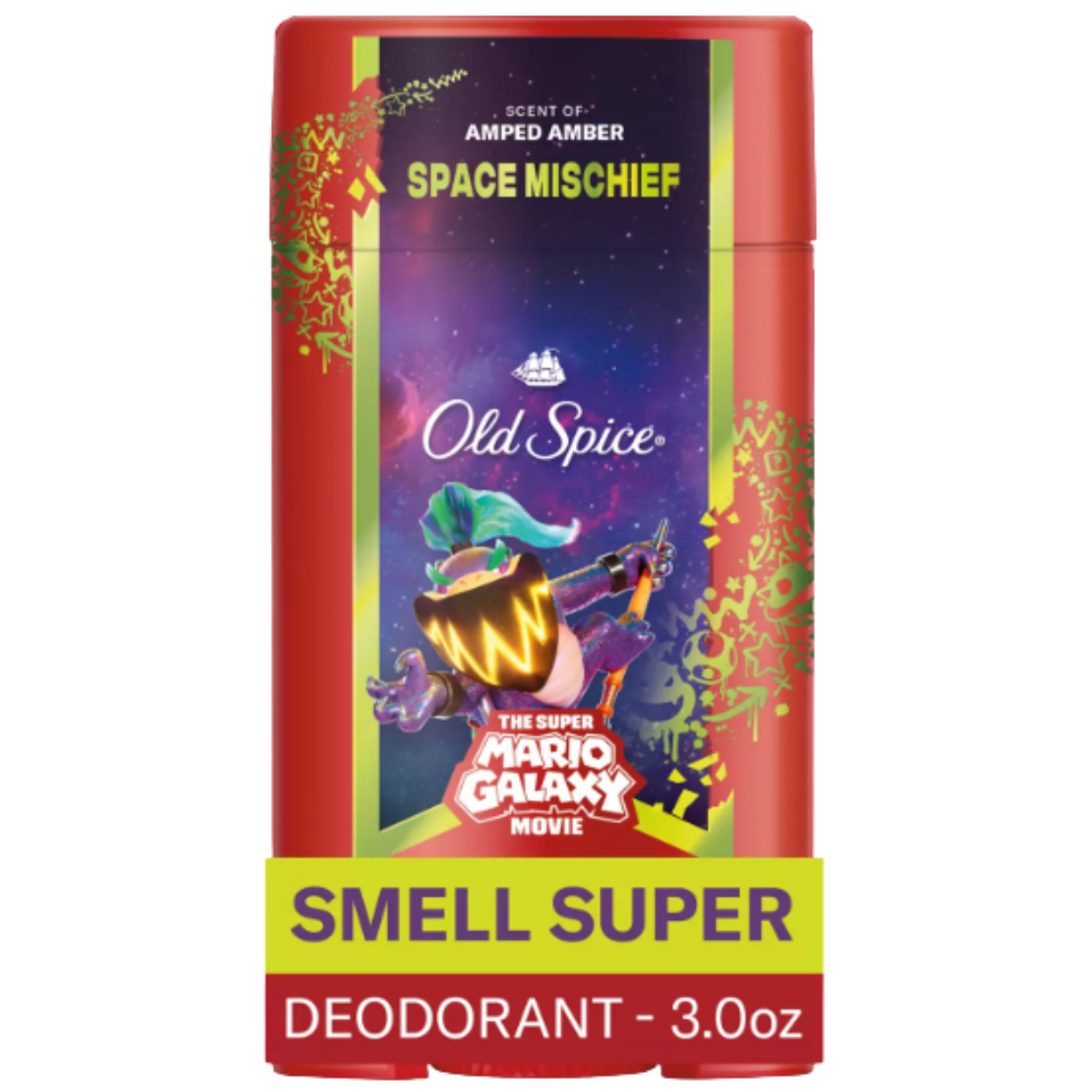 Old Spice Super Mario Bowser Deodorant 3 oz Limited Edition Aluminum Free