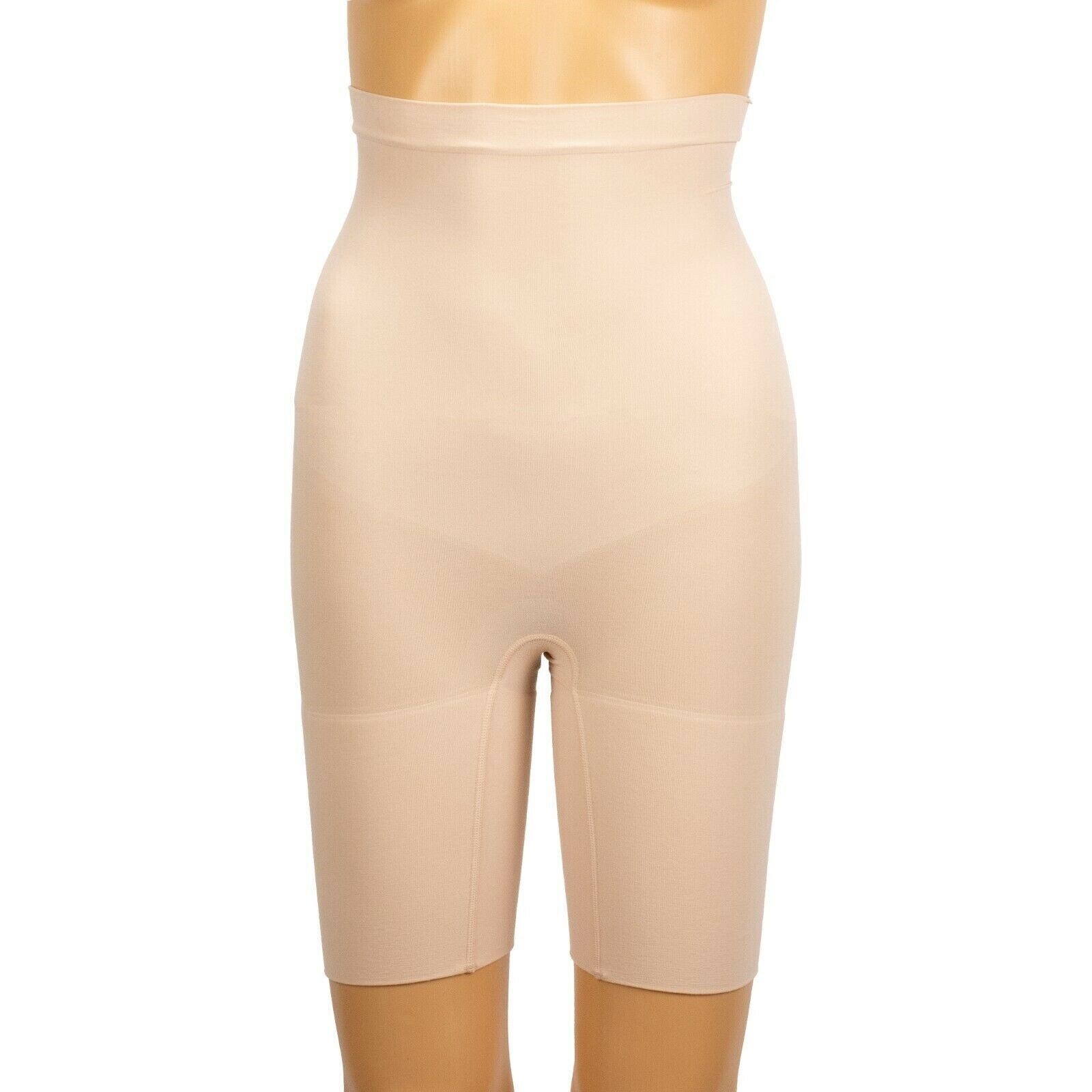 Spanx 241592 Womens High-Waisted Shaper Shorts Tummy Control Soft Nude Size S