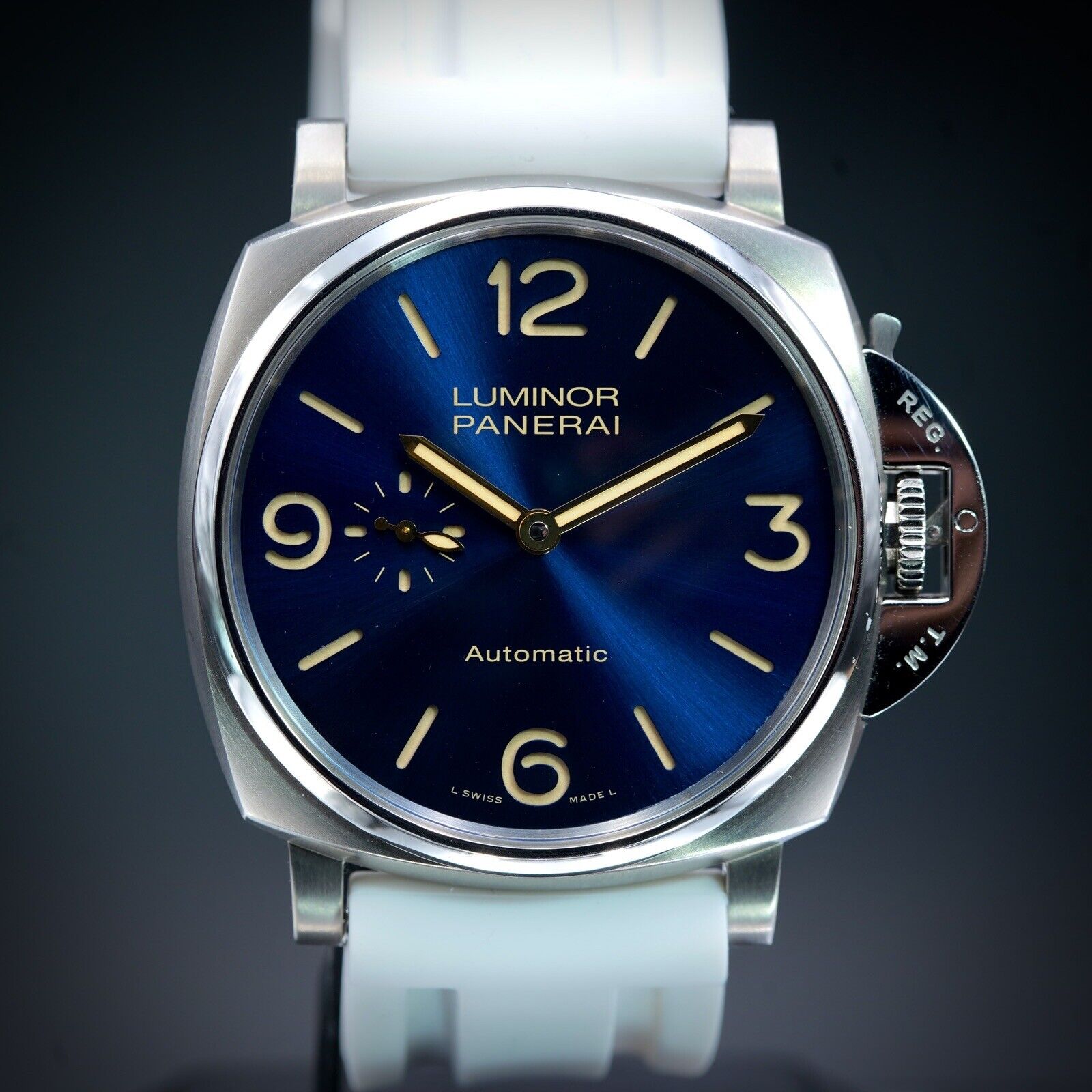 Panerai Luminor Due 45mm Titanium Mens 4 Straps Watch PAM Panerai Luminor Due 45mm Titanium Mens 4 Straps Watch PAM