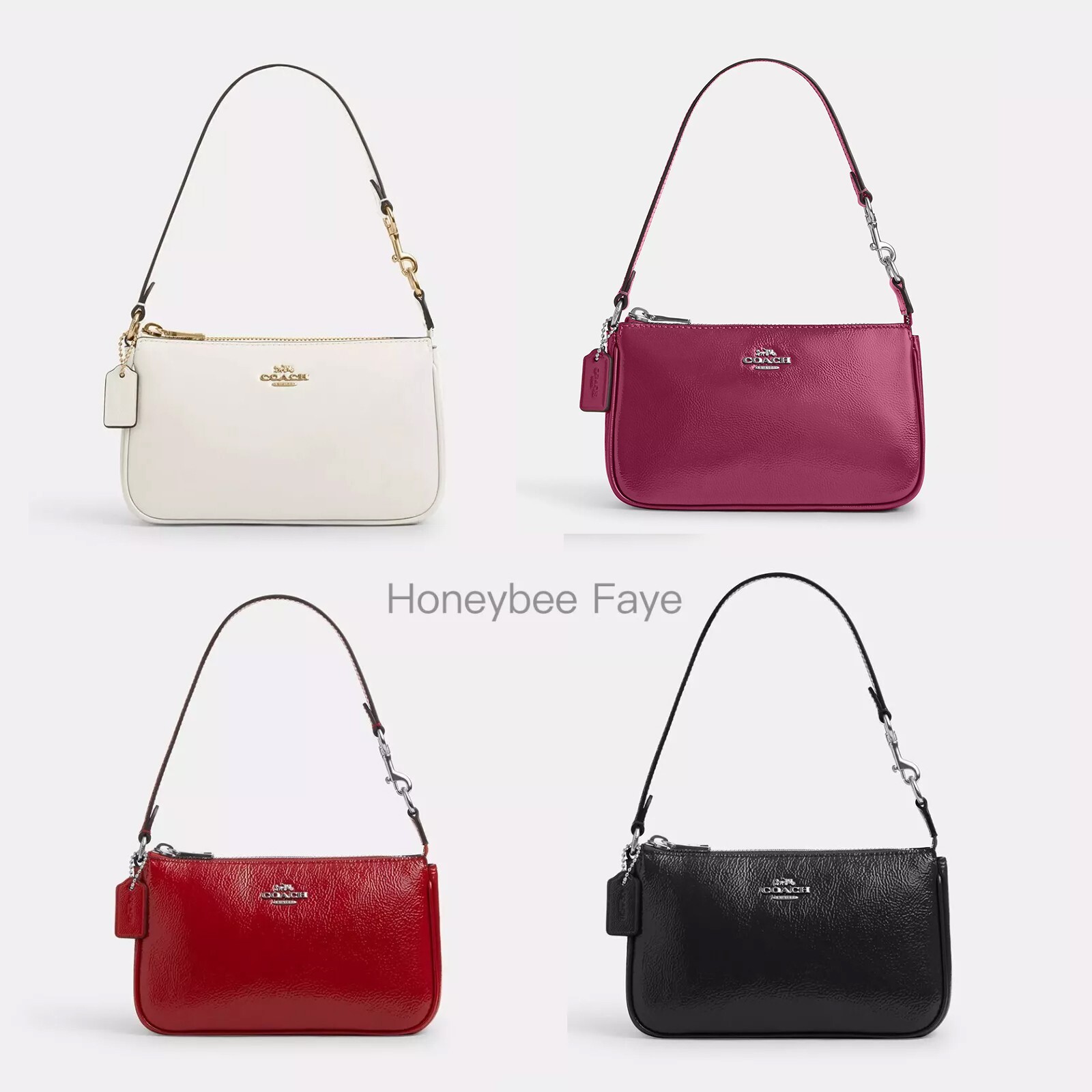 NWT Coach CW408 Nolita 19 red/black/pearl/black color