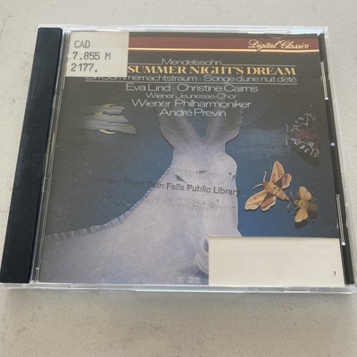 Mendelssohn: A Midsummer Night's Dream / Previn, Lind, et al by Eva Lind CD