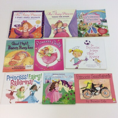 Princess Preschool Kindergarten 1st 2nd Grade 9 Picture Book Lot