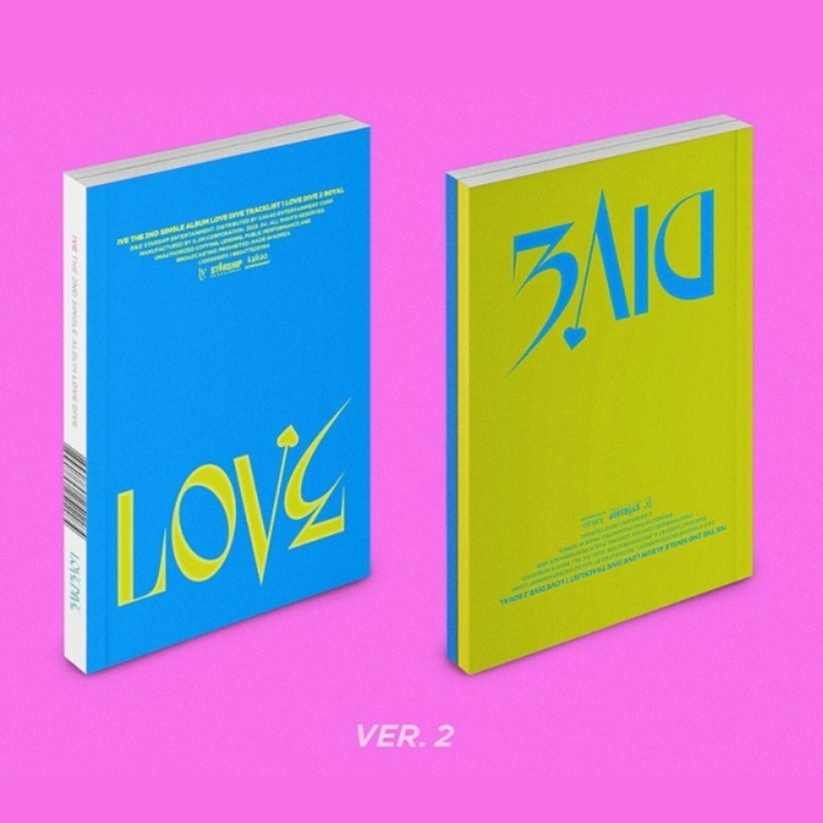 IVE アイヴ シーグリ 2nd Album LOVE DIVE 3形態セット CD