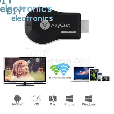 AnyCast WiFi Dongle Receiver 1080P HDM TV Stick DLNA Airplay MiracastUS