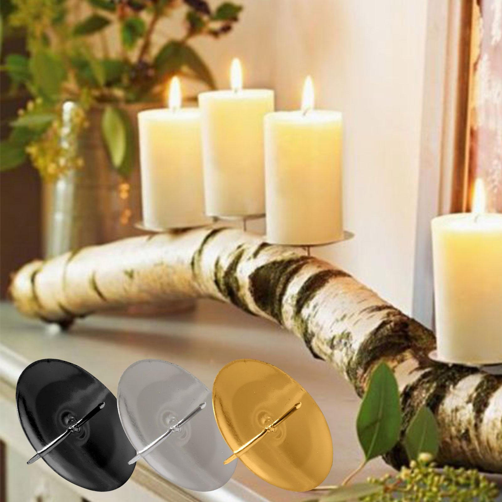 For Halloween Unique 4-piece Set Of Halloween Candle Trays