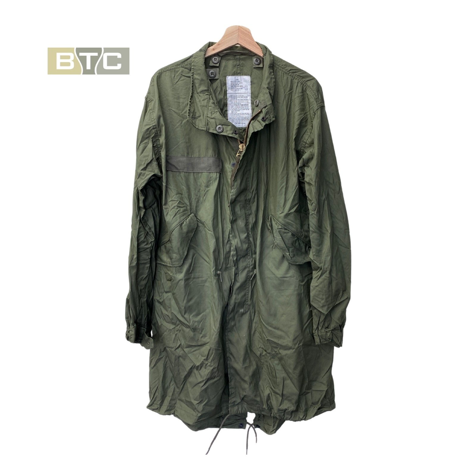 Vintage 80s US Army M65 Fishtail Parka Extreme Cold Weather
