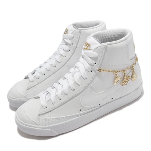 

Nike Wmns Blazer Mid 77 LX Lucky Charms White Gold Women Casual DM0850-100, Белый, Wmns Blazer Mid 77 Lx
