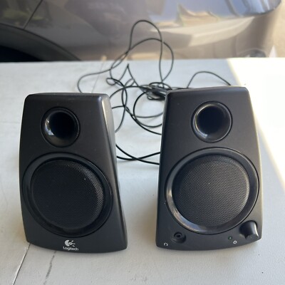 Logitech Z130 Full Stereo Sound 3.5mm Jack Compact Laptop Speakers