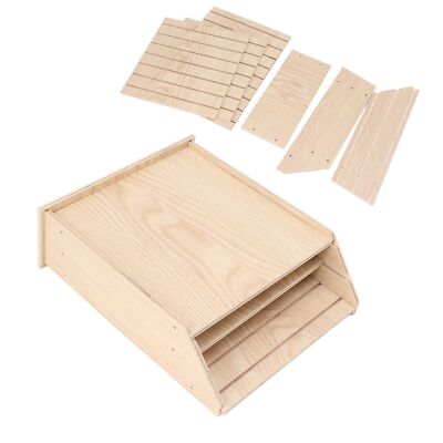Handcrafted Weatherproof Wooden Bat House For Ideal Area