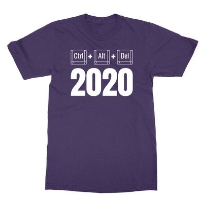 Ctrl Alt Delete 2020 Sucks Funny Men's T-Shirt