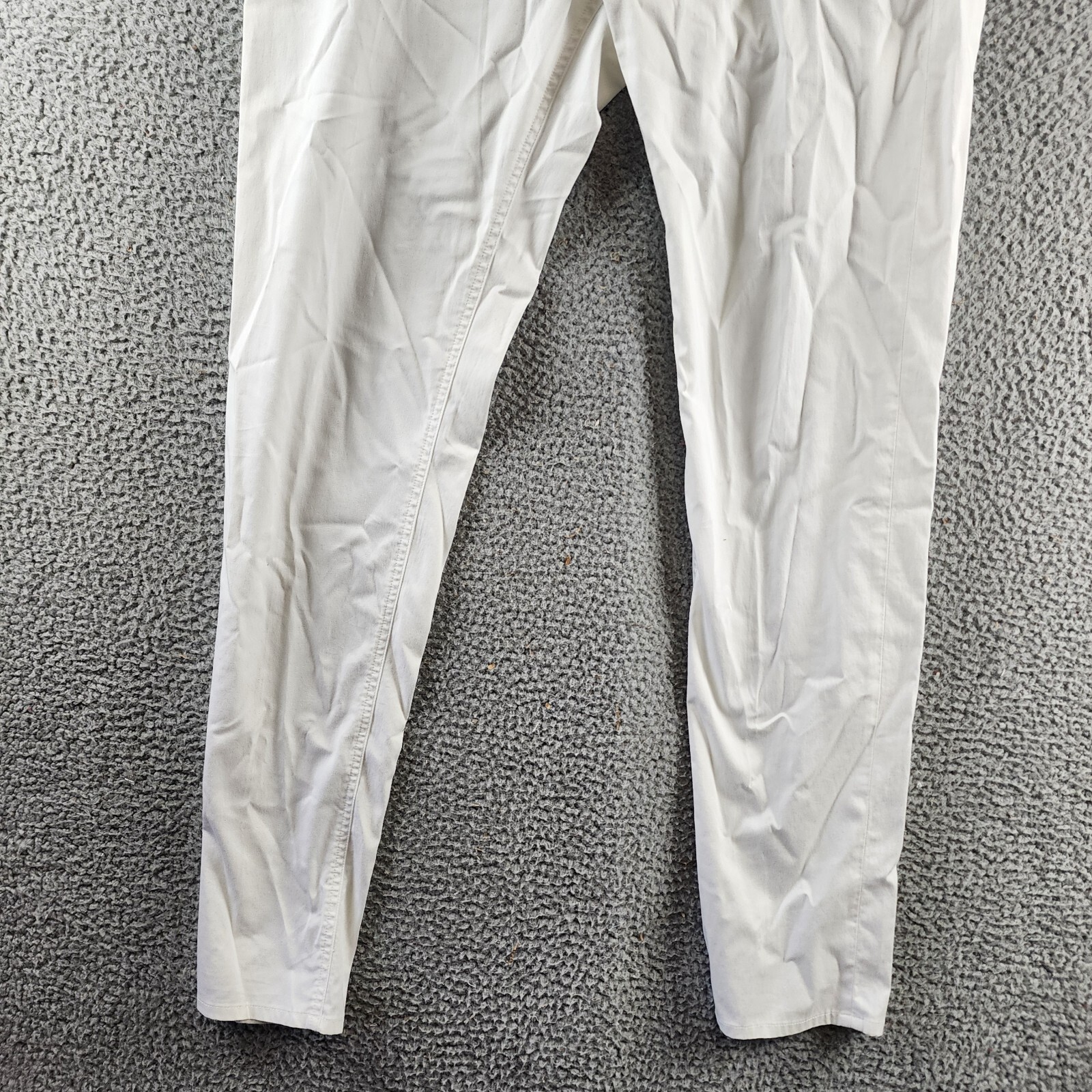 Theory Zaine 5-Pocket Hanson Twill Pants Men's 33 White Zip/Button Closure - Picture 3 of 15