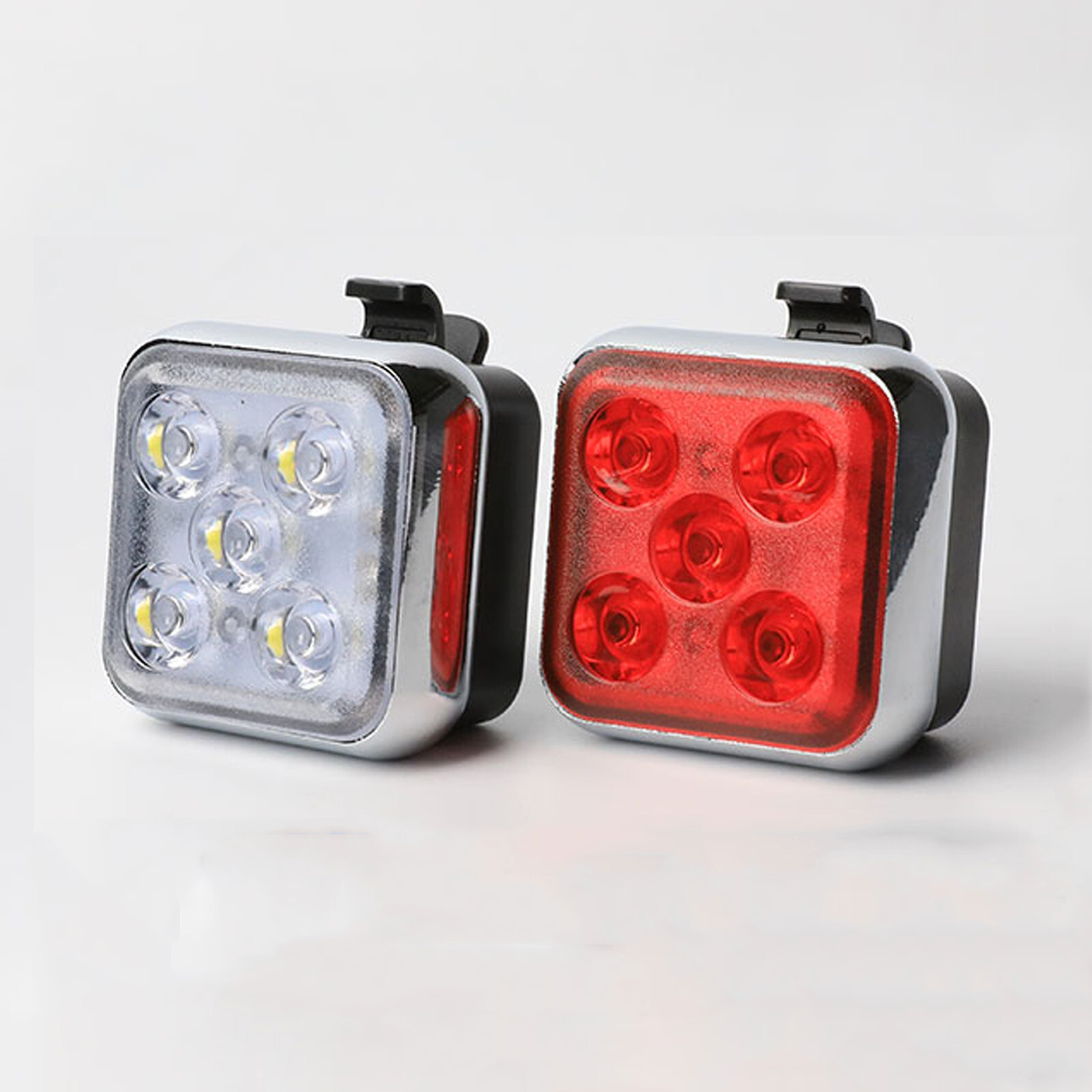 Bike Lights IPX4 USB Mountain Rechargeable Taillights Cycling LED Warning Light