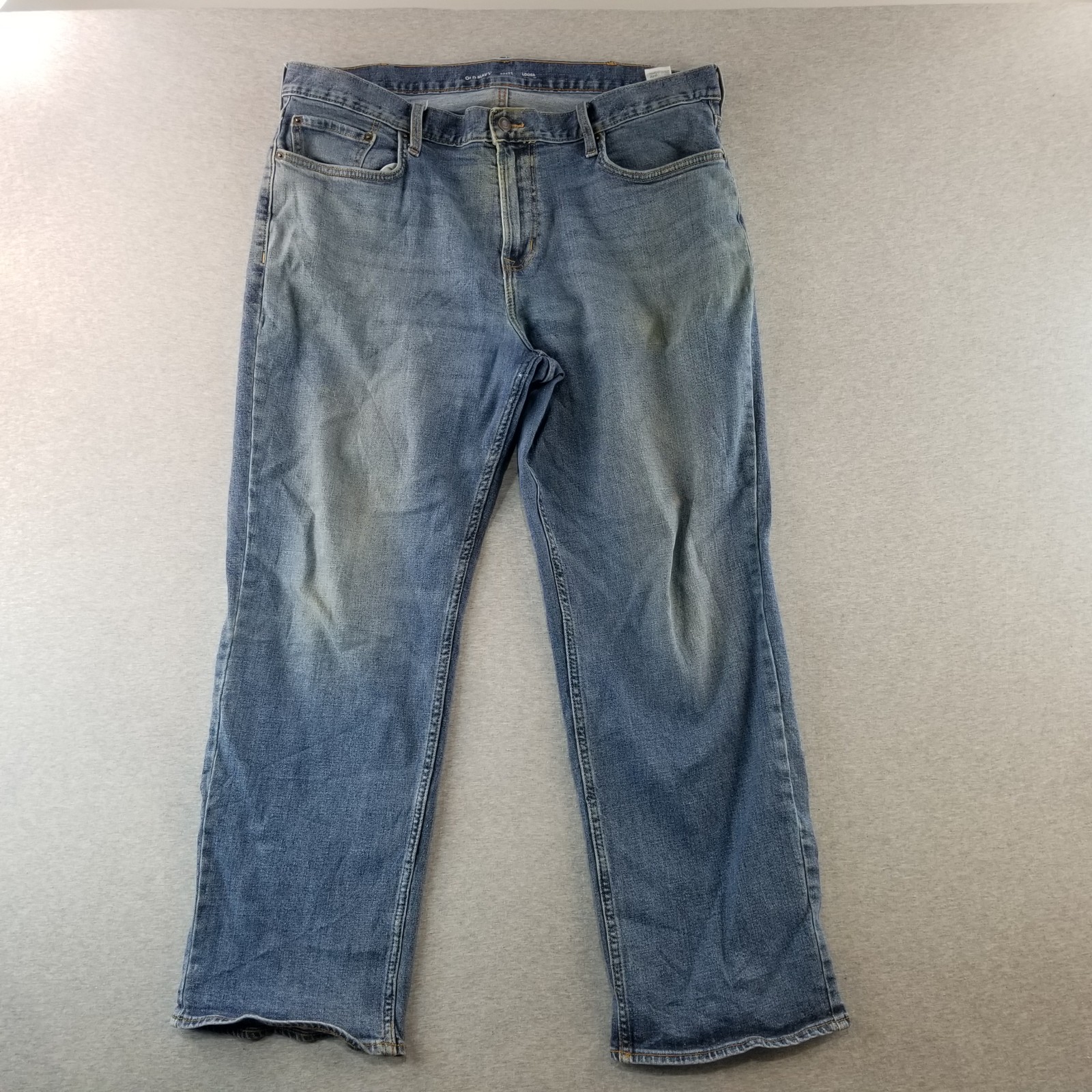 Old Navy Jeans Men's Sz 40x32 VTG Loose Med Wash 99% Cotton Normcore Workcore