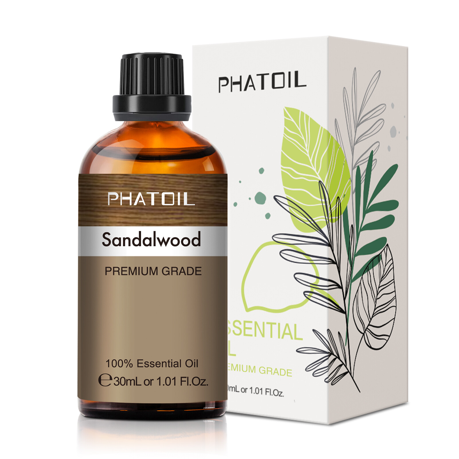 Essential Oil Sandalwood Oils 100% Pure,Undiluted, Natural,Therapeutic Grade Oil