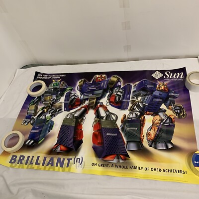 sun Fire V Series Desktop microsystems poster Family Over Achievers Brilliant