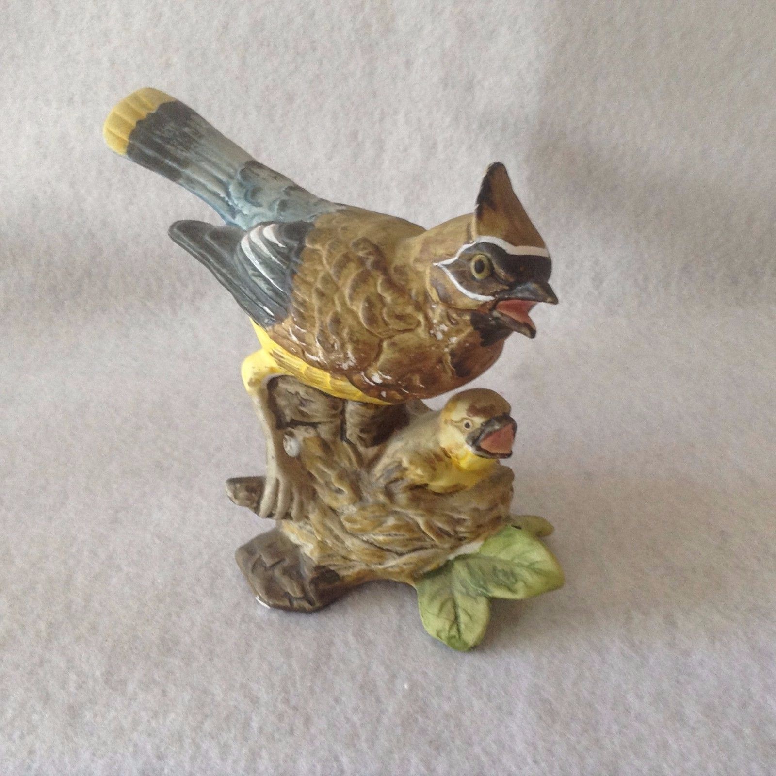 Set Of Two Ceramic Birds