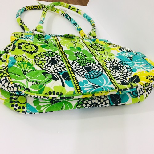 Vera Bradley Womens Purse Lime's Up Lime Green Frame Bag Satchel New G81