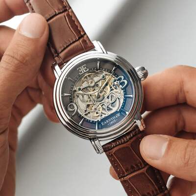 Pre-owned Thomas Earnshaw Longcase Automatic Gray Watch - Brand