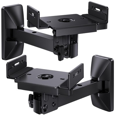 Speaker Wall Mounts Dual Side Clamping Bookshelf Speaker Mounting Bracket Spea