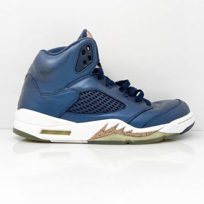 

Nike Mens Air Jordan 5 136027-416 Синие баскетбольные кроссовки Размер 8,5, Синий, Air Jordan 5