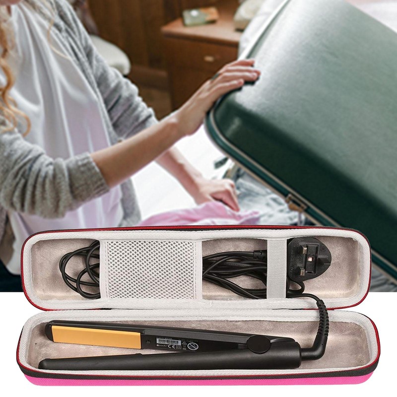 Straightener Travel Case Waterproof Curling Iron Travel Bag with Double Zipper