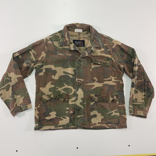 Sears Ted Williams Vintage Camo Chore Shirt Jacket Unisex