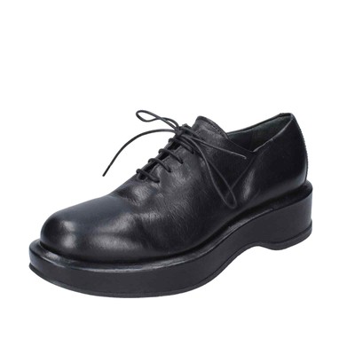 shoes women MOMA elegant black leather 82302A EY600