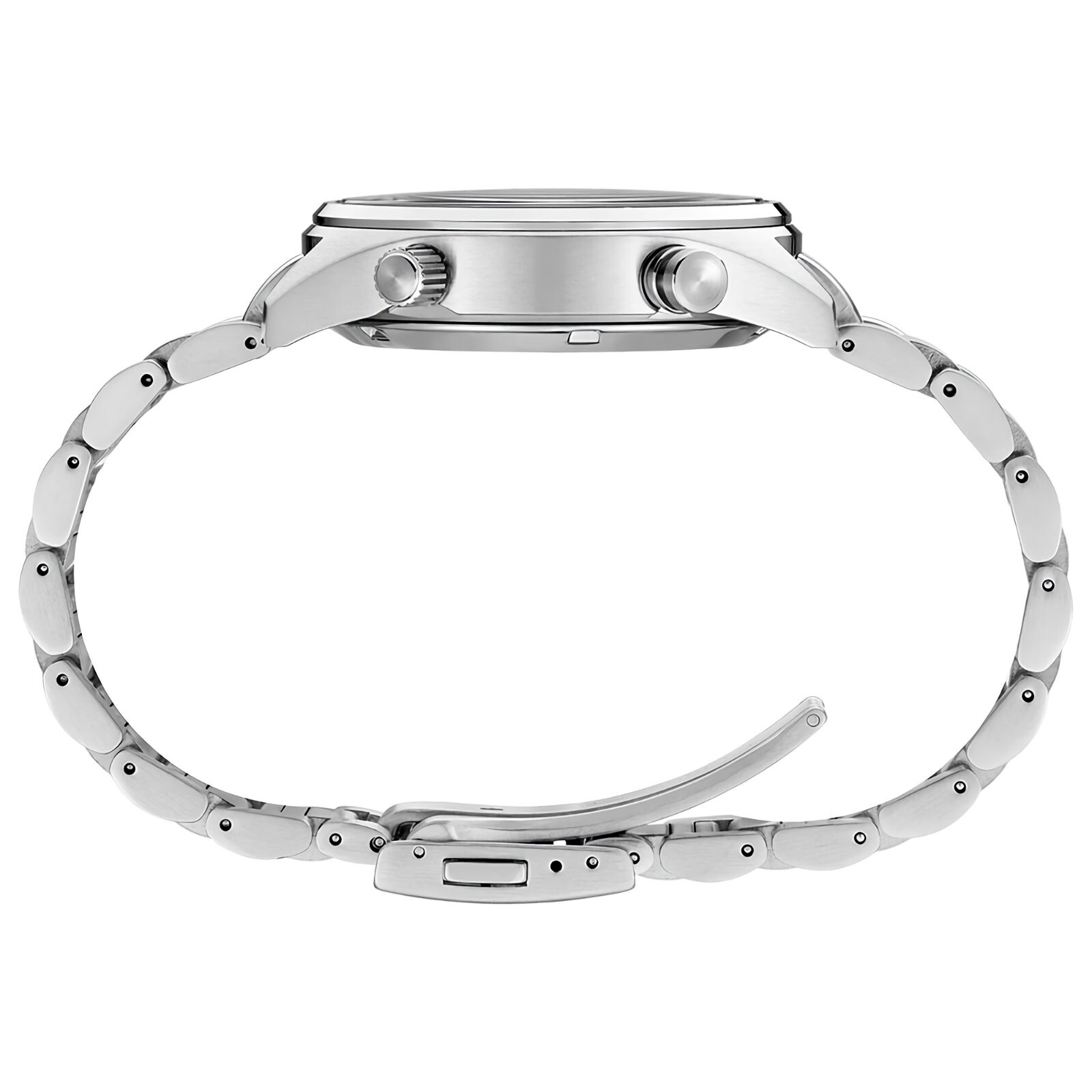 Pre-owned Seiko Prospex Speedtimer Sfj001 White Dial Chronograph Stainless Steel Men Watch