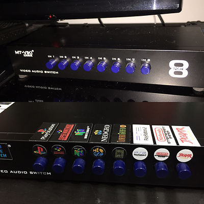 Video Game System/Console Labels for AV-HDMI Switch Boxes - Custom Labels